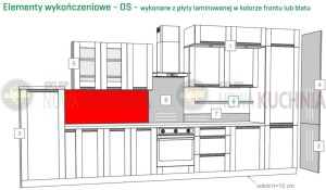 Wykończenie: Panel h=53 cm