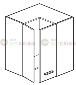 Lora wisząca narożna 65x65/72 