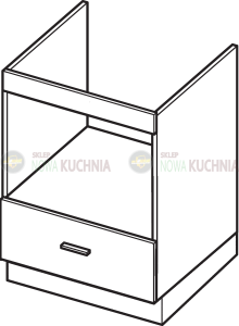 Lora stojąca do zabudowy piekarnika kompaktowego 60cm 