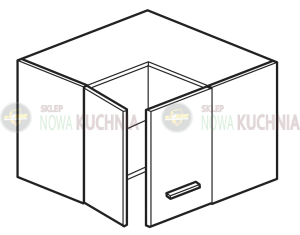 Blanka wisząca narożna 60/60/36 