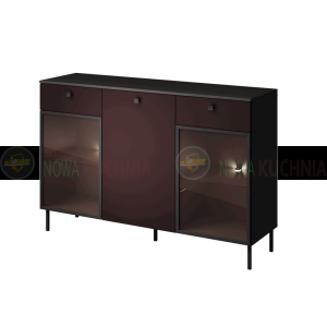 KISS Komoda Strukturalny burgund K-KOM-2