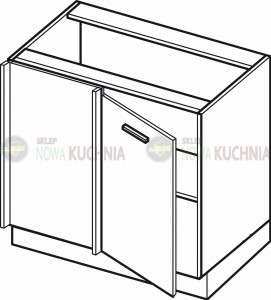 Blanka stojąca narożna 110/65  