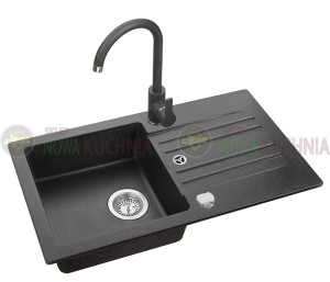 Layman zlewozmywak granitowy 130 ciemny 