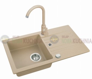 Layman zlewozmywak granitowy 130 beż 