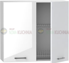 Zoya wisząca 2-drzwiowa z ociekarką 80cm 