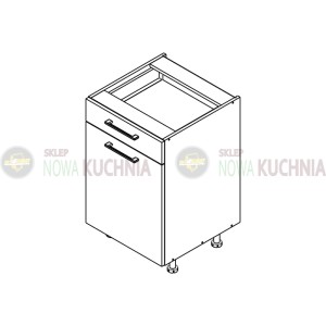 MONO P4 BLUM Big stojące z szuflada BDST40...60.1