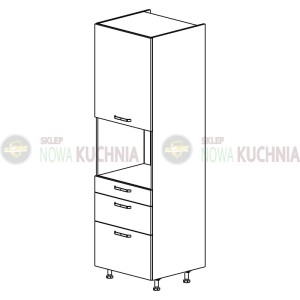 Klasyczne MONO SDP60SS3 do zabudowy piekarnika H61 