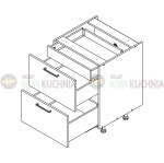 MONO P4 Blum Big stojąca z szufladą wewnętrzną 