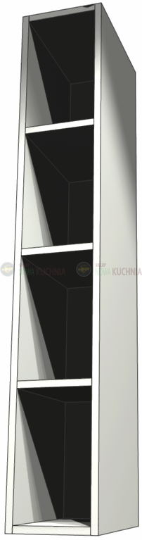 szafka wisząca otwarta 120cm Kamduo ML biała.png