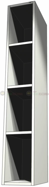 szafka wisząca otwarta 120cm Kamduo ML biała.png