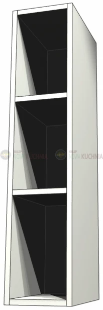 szafka wisząca otwarta 90cm Kamduo ML biała.png
